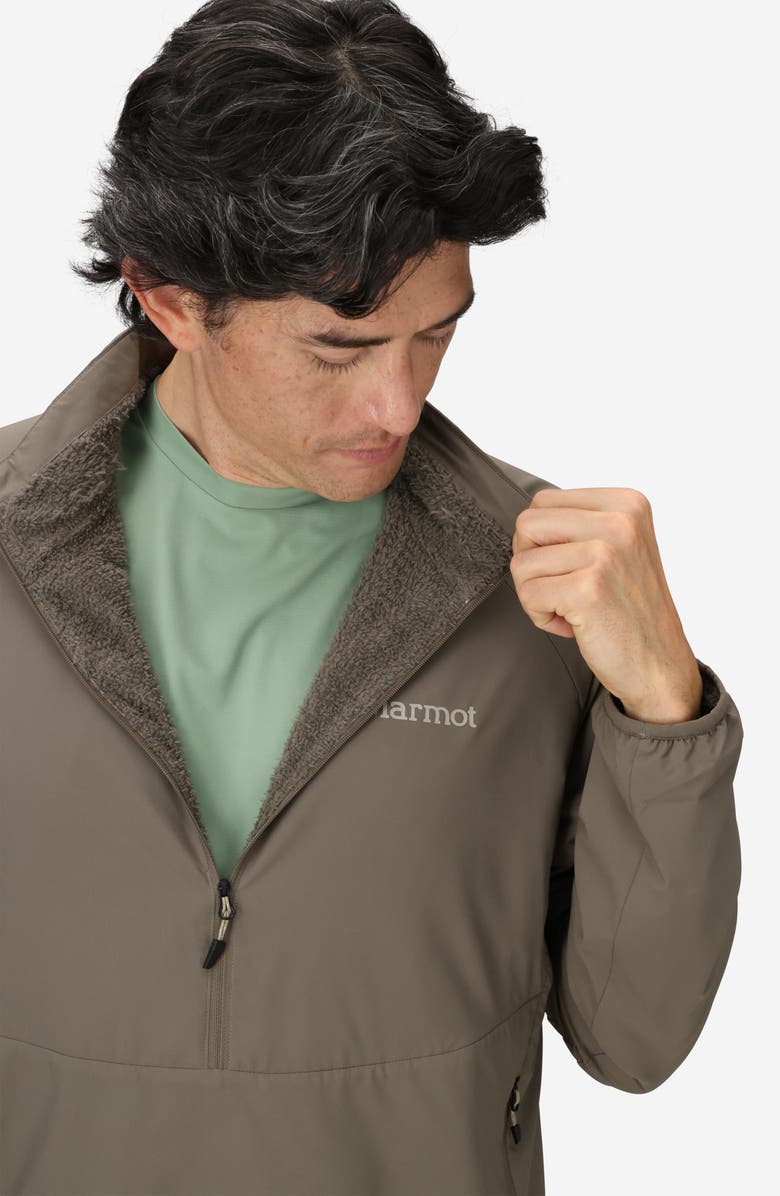 Marmot Aerothermal Half Zip Pullover, Alternate, color, Claystone