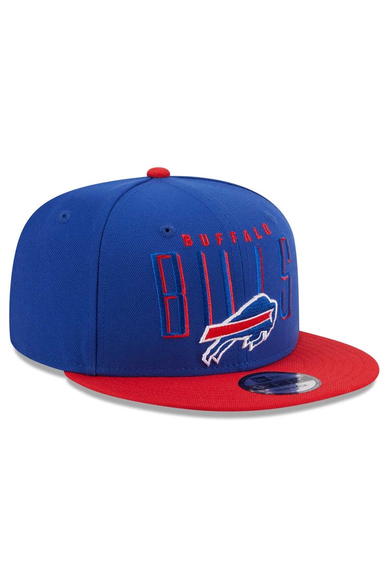 Men's New Era  Royal/Red Buffalo Bills Headline 9FIFTY Snapback Hat, Alternate, color, Royal