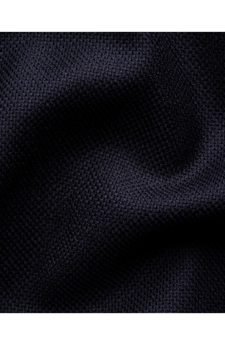 Eton Woven Wool & Cashmere Button-Up Overshirt, Alternate, color, Navy