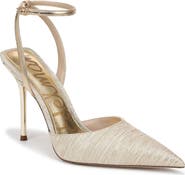 Sam Edelman Ankle Strap Pointed Toe Pump