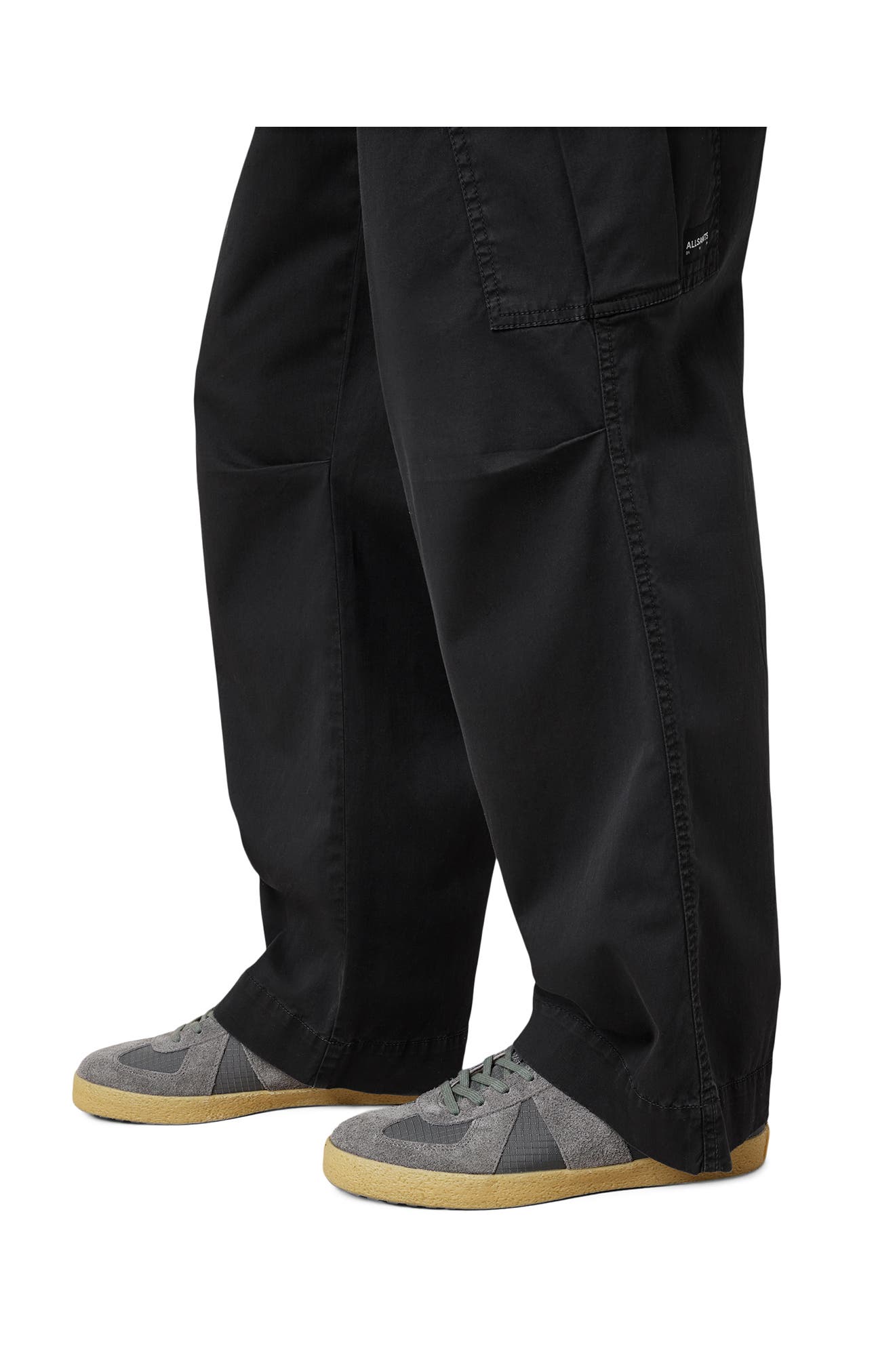 AllSaints Jaimee Low Top Sneaker, Alternate, color, Dark Grey