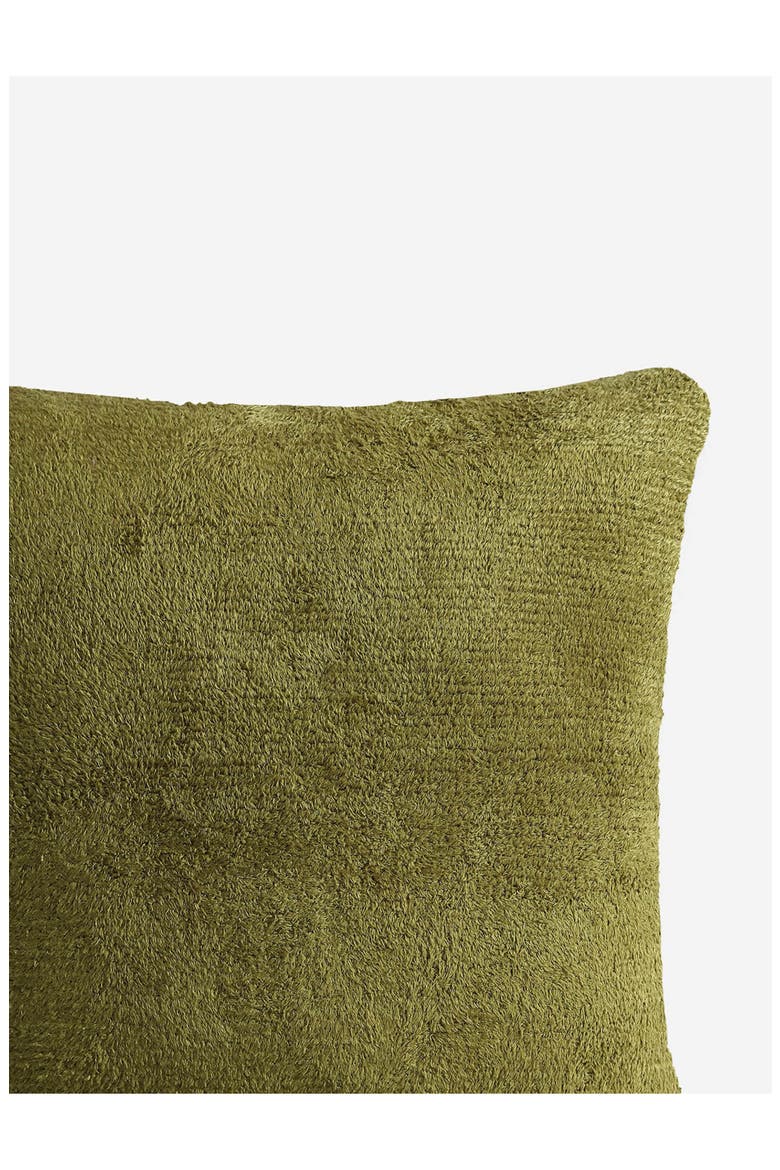 Cloud Silque Throw Pillow, Alternate, color, CARDAMON SEED