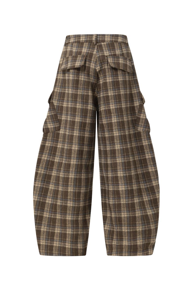 Baggy Barrel Cargo Pants, Alternate, color, Brown