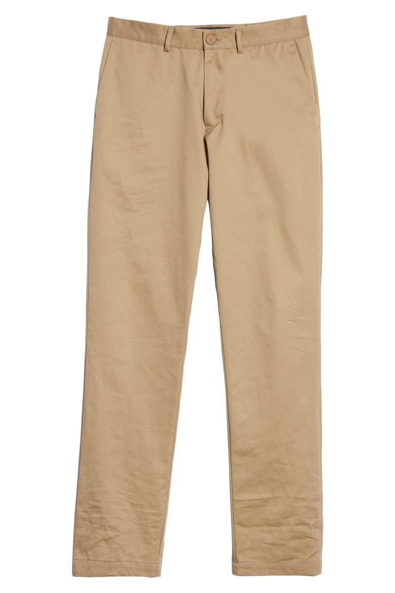 Industry Lined Chinos, Alternate, color, KHAKI