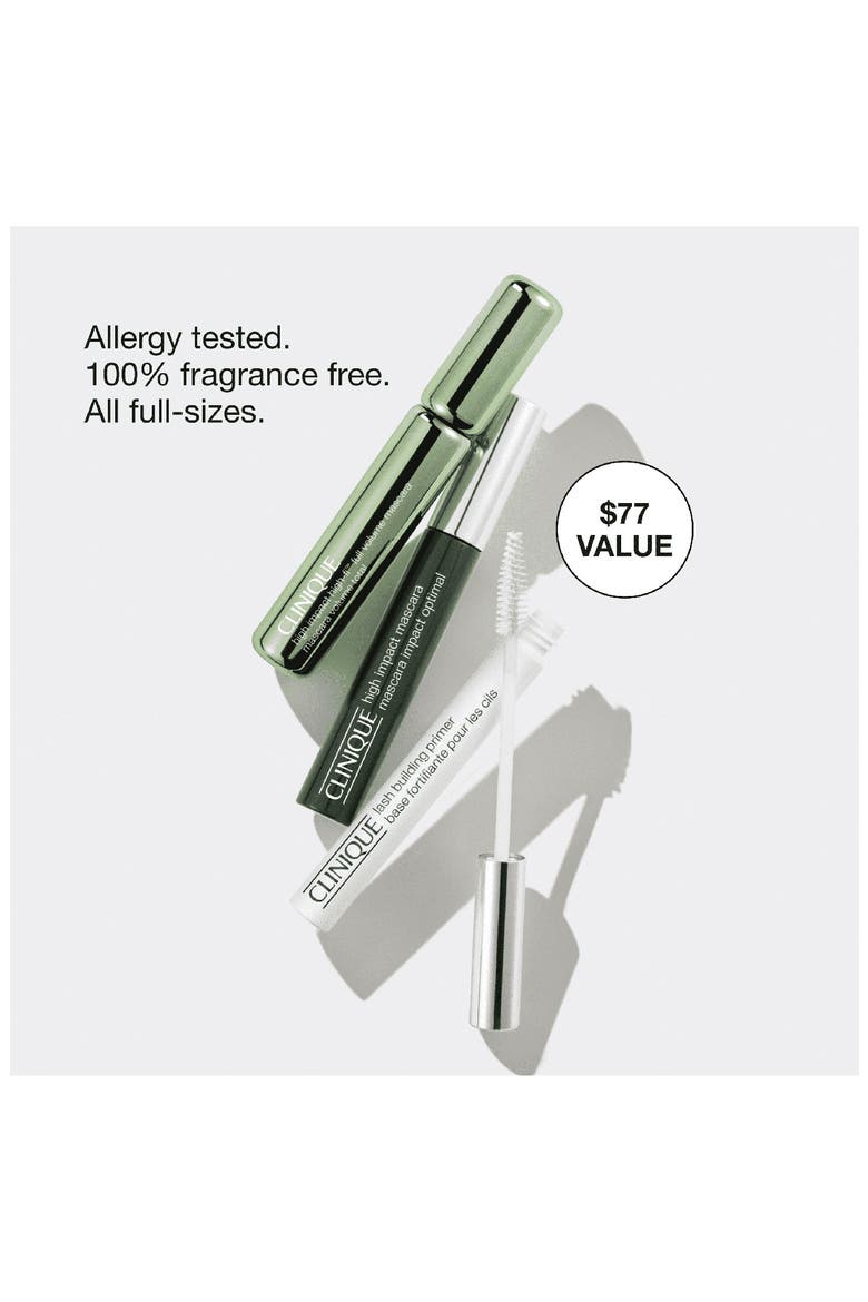 High Impact Lash Line-Up Beauty Gift Set (Limited Edition) $77 Value, Alternate, color, BLACK/ BLACK/ WHITE