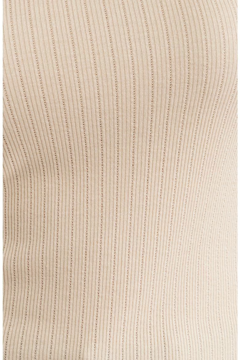 Pointelle Rib Crewneck Tank, Alternate, color, BEIGE HUMUS