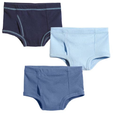 Boys Soft 100% Cotton Brief 3-Pack