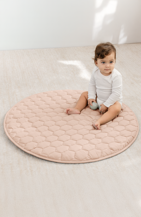 Premium Play Mat with Non-Slip Bottom, Round