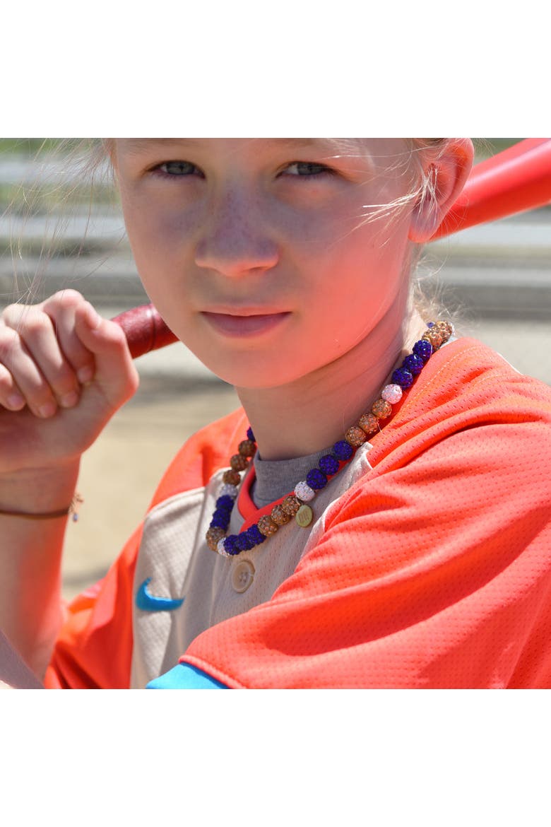 Royal Drip Team Spirit Baseball and Sports Necklace, Alternate, color, Royal Youth