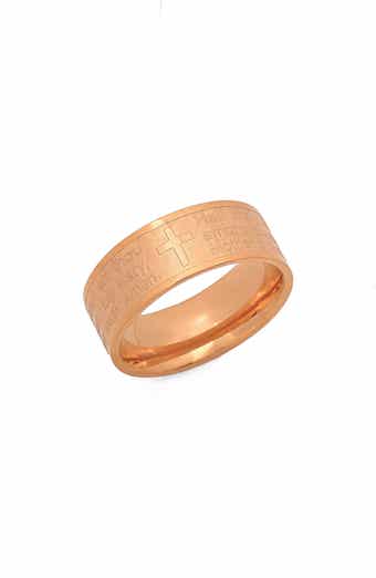 18K Gold Plate Hail Mary Prayer Ring