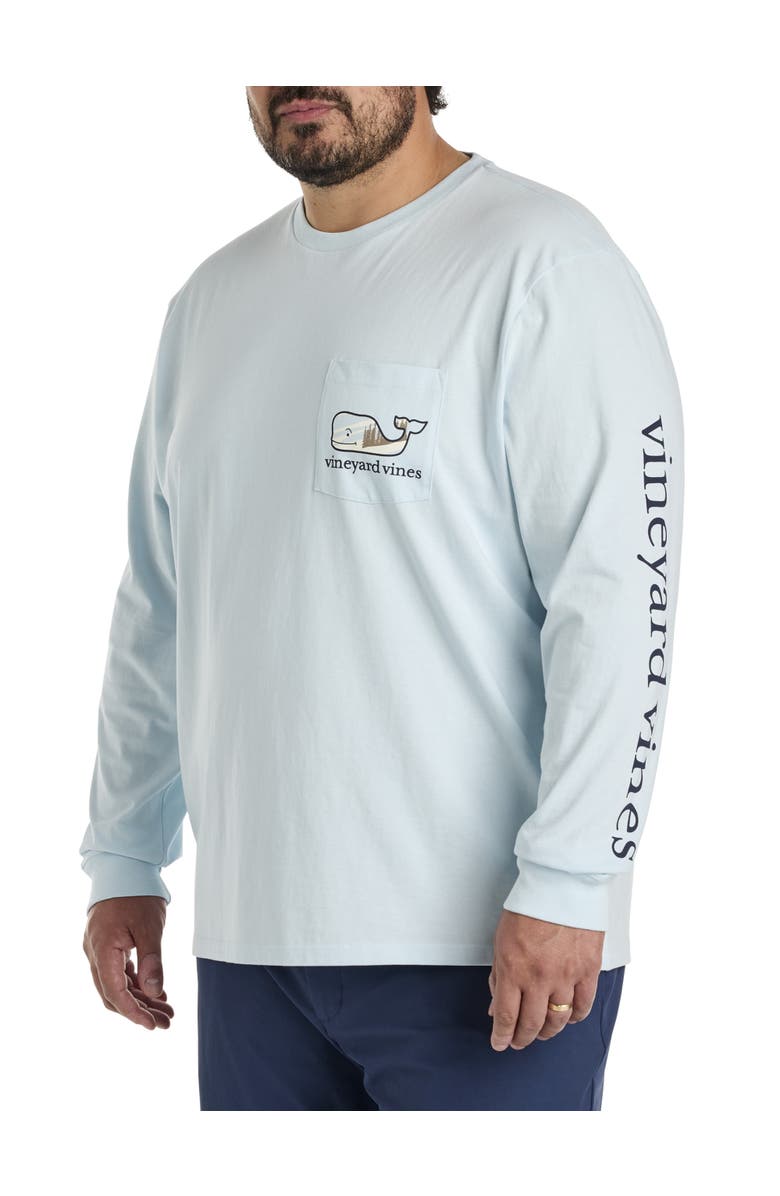vineyard vines Big & Tall Mountain Long-Sleeve T-Shirt, Main, color, Pale Sky