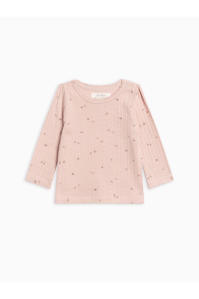 Kate Pointelle Top, Main, color, Haran Floral