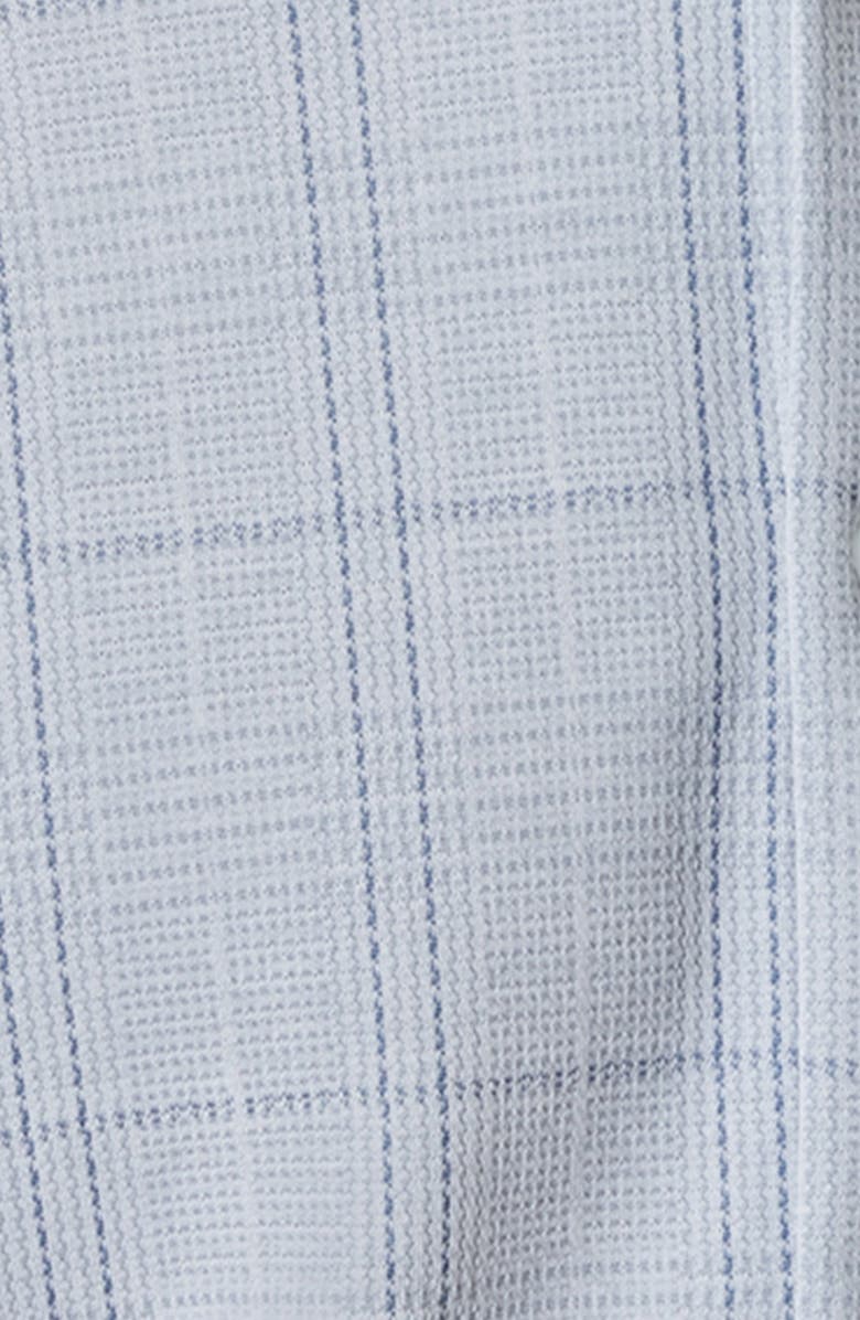 Robert Barakett Allister Short Sleeve Knit Button-Up Shirt, Alternate, color, Powder Blue