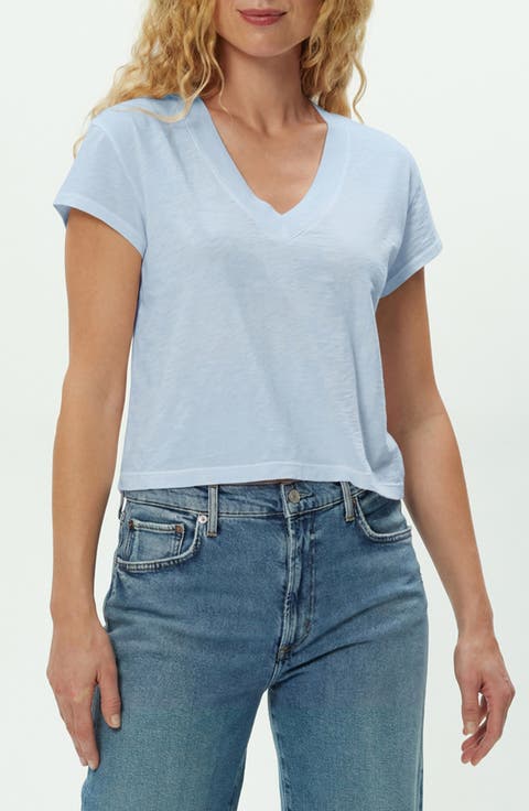 Harlan Cotton V-Neck T-Shirt