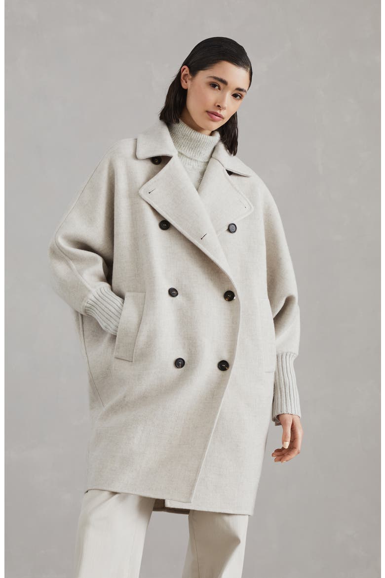 Handcrafted coat, Alternate, color, Pearl Grey