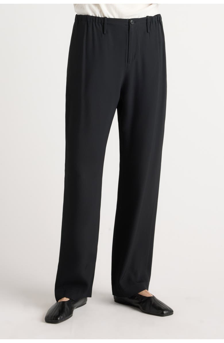 Modern Citizen Nuri Tailored Stretch-Waist Pant, Alternate, color, Washed Black