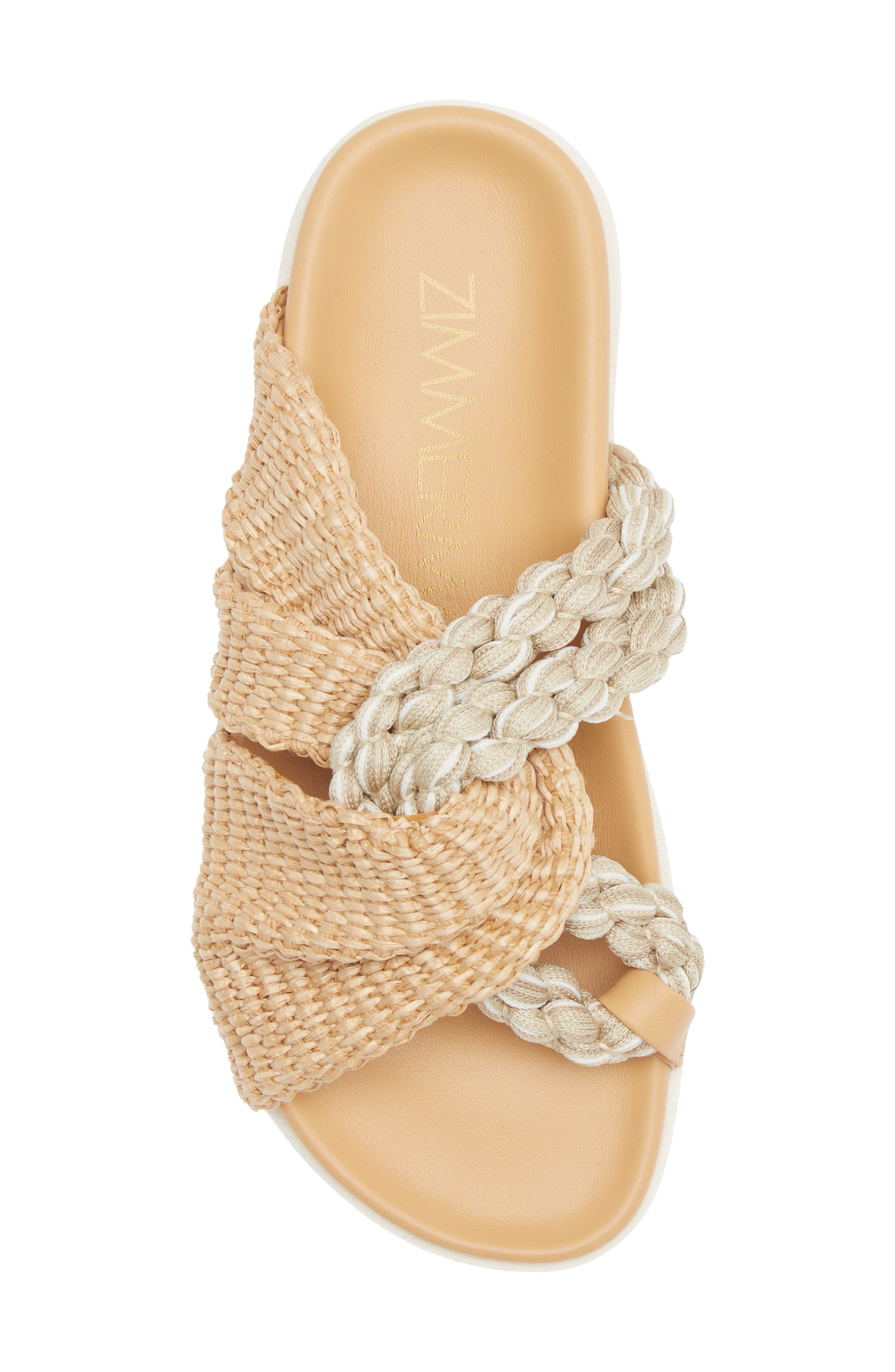 Zimmermann Interlock Rope Slide Sandal, Alternate, color, 