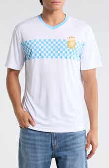 Argentina National Football Team Checkered T-Shirt