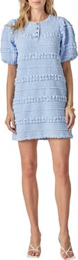 English Factory Smocked Minidress