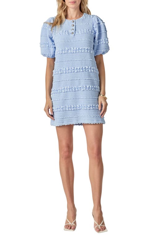 ENGLISH FACTORY ENGLISH FACTORY SMOCKED MINIDRESS