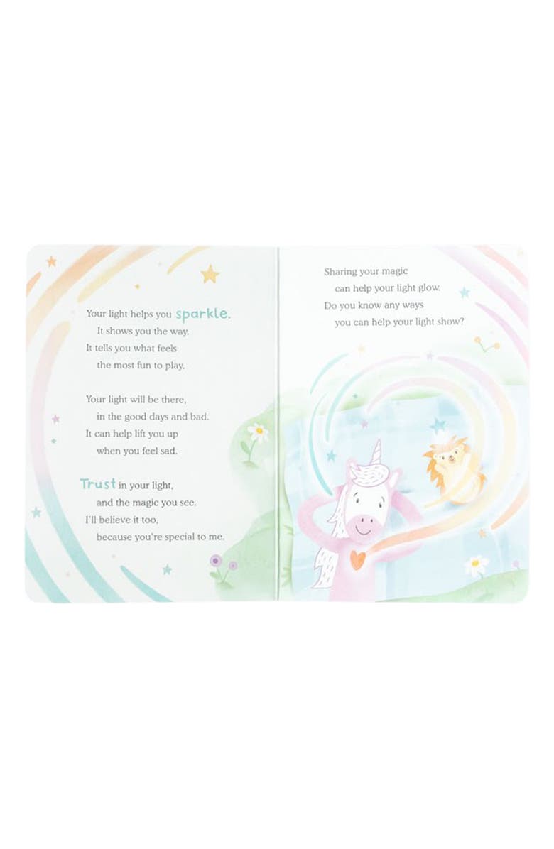 Slumberkins Unicorn Stuffed Animal & 'Unicorn' Board Book, Alternate, color, 