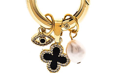 Rivka Friedman Assorted Charm Pendant Necklace In Black