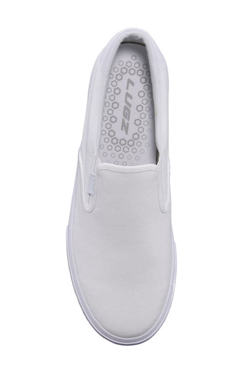 Lugz Clipper Slip-on Sneaker In White
