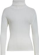 Pleats Please Issey Miyake Pleated Long Sleeve Turtleneck