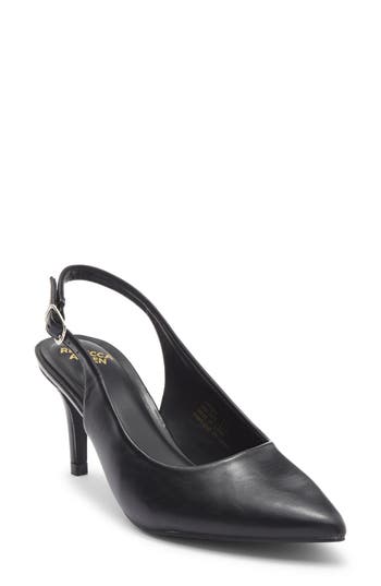 Rebecca Allen Arrow Slingback Pump In Black