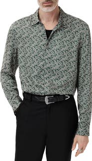John Varvatos Rodney Hidden Placket Button-Up Shirt