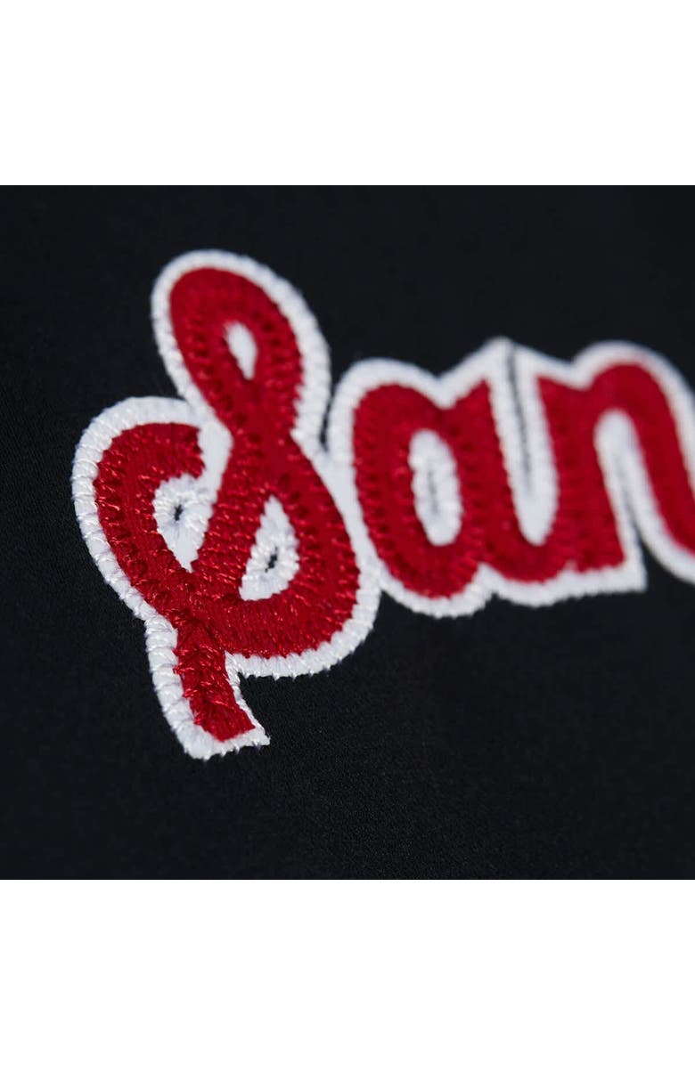 Mitchell & Ness Women's Mitchell & Ness Black San Francisco 49ers Full-Snap Satin Jacket, Alternate, color, Black