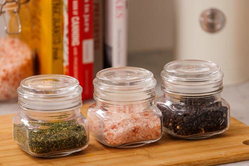 Kilner Square Push Top Storage Jars, Set Of 3, 8.5 Ounce In Transparent