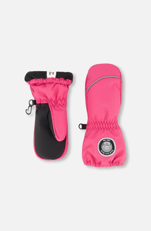 Girl Winter Mittens Play (Toddler & Little Kid)