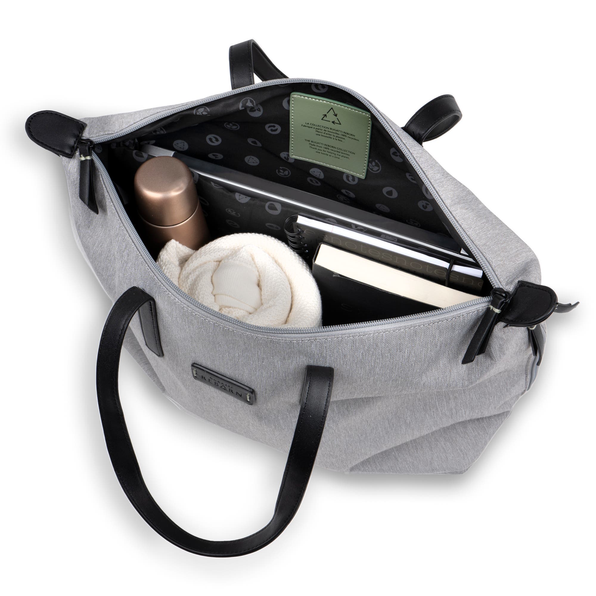 bugatti Reborn Collection Business Tote bag, Alternate, color, Grey