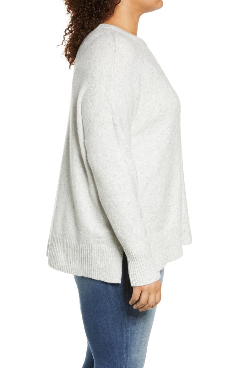 Crewneck Pullover, Alternate, color, GREY LIGHT HEATHER