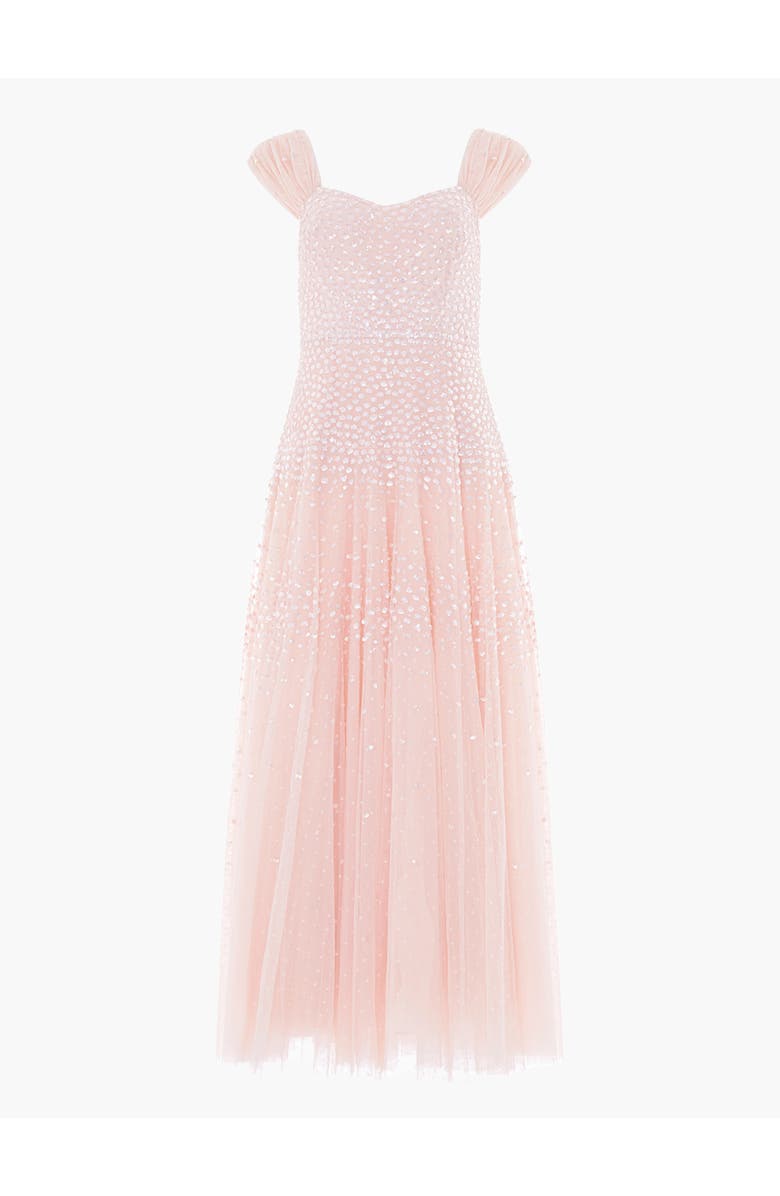 Needle & Thread Sunrise Sequin Sweetheart Ankle Gown, Alternate, color, Opal
