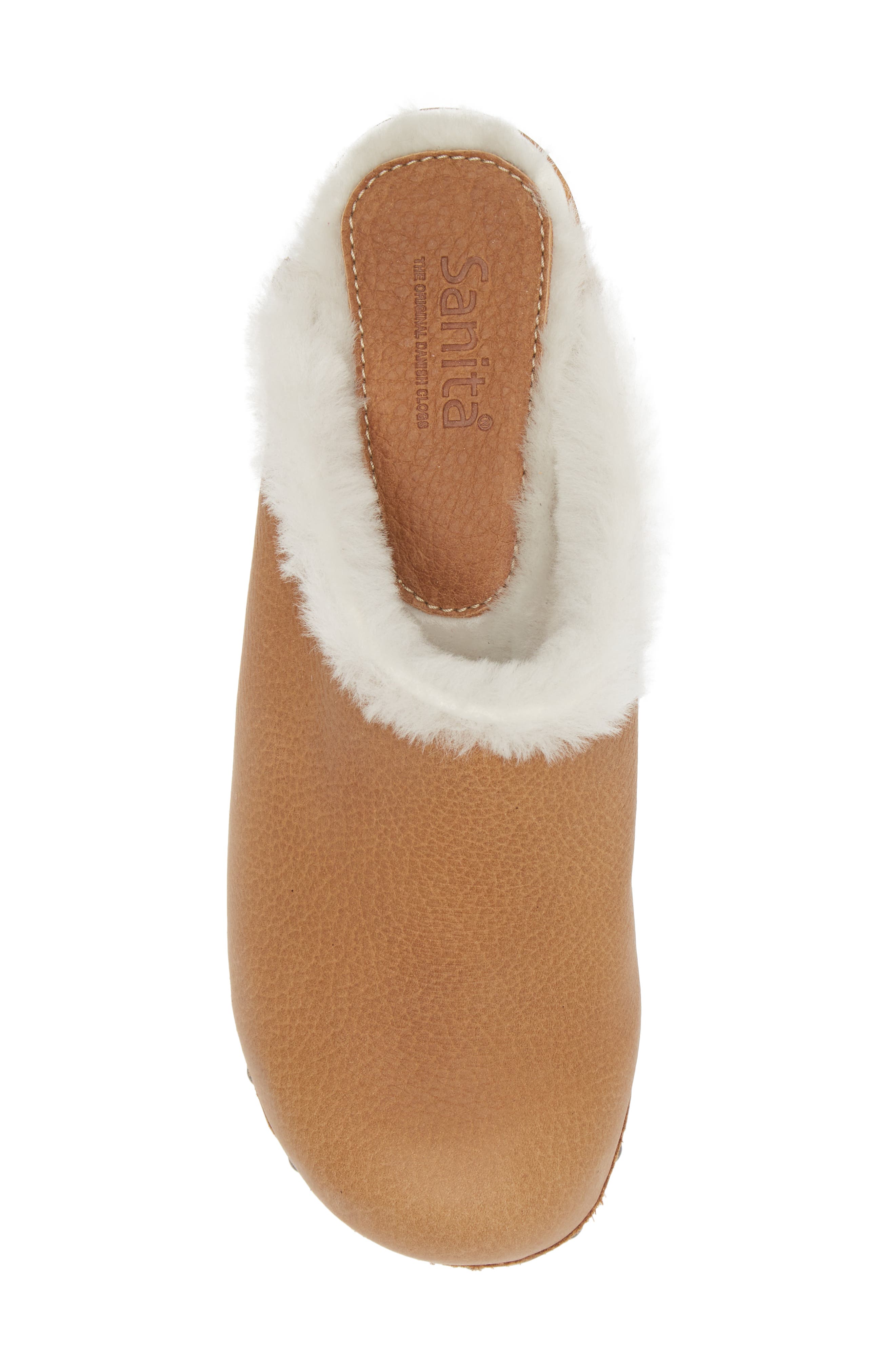 Sanita Hese Genuine Shealing Lined Clog, Alternate, color, 003 Chestnut