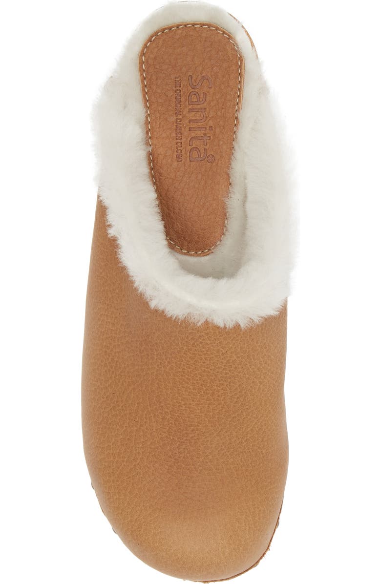 Sanita Hese Genuine Shealing Lined Clog, Alternate, color, 003 Chestnut