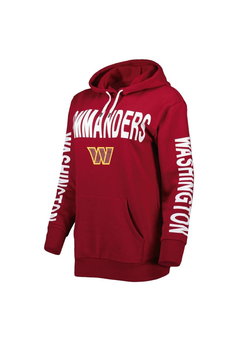 Women's G-III 4Her by Carl Banks Burgundy Washington Commanders Extra Point Pullover Hoodie, Alternate, color, Burgundy