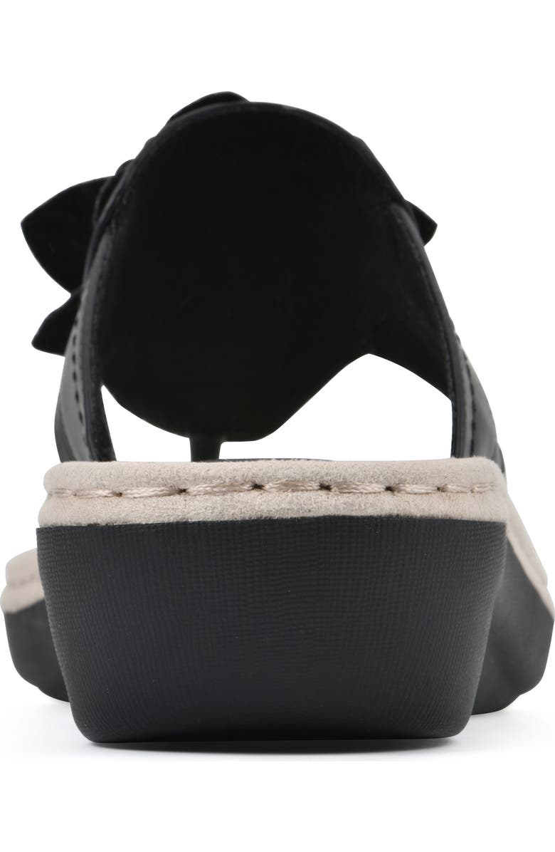 CLIFFS BY WHITE MOUNTAIN Cassia Flower Flip Flop - Wide Width Available, Alternate, color,