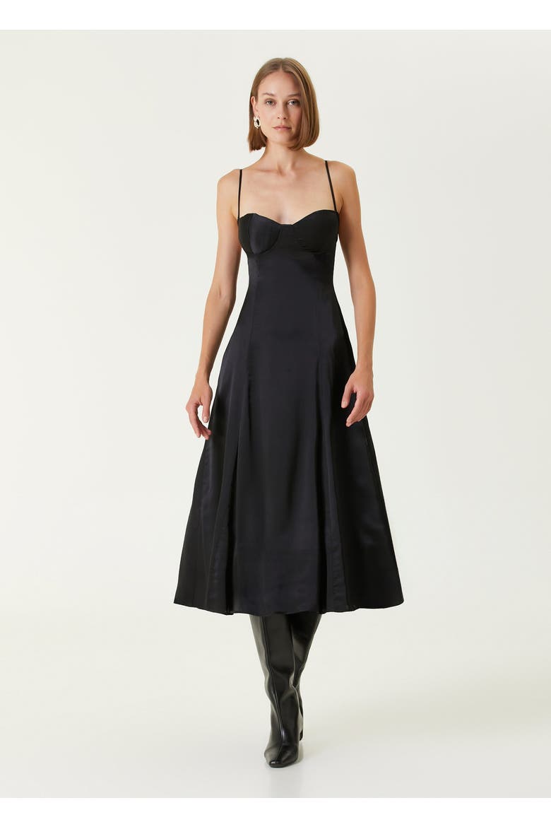 Pure Silk Your *Itch Silk Dress, Alternate, color, BLACK