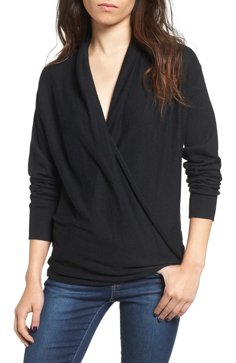 BP. Wrap Front Pullover, Main, color, 