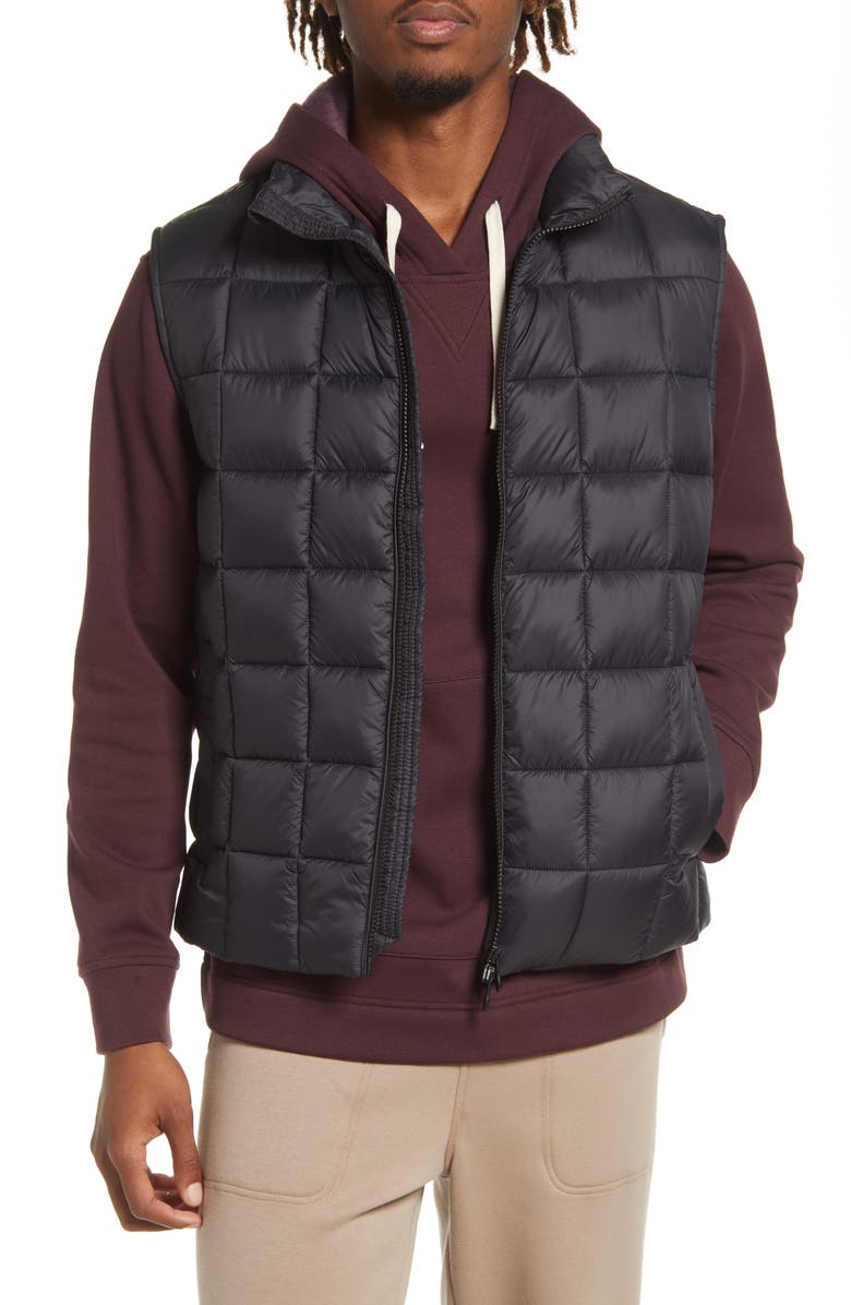 Save The Duck Oswald Quilted Vest, Main, color, 