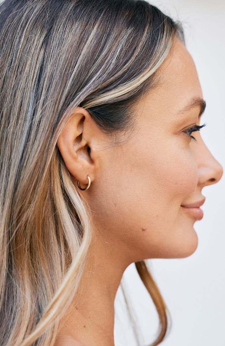 Brook and York Nellie Hoop Earrings, Alternate, color, Gold - 13Mm