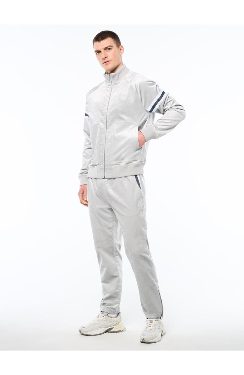 Sergio Tacchini Cordurato Track Jacket, Alternate, color, Quiet Grey