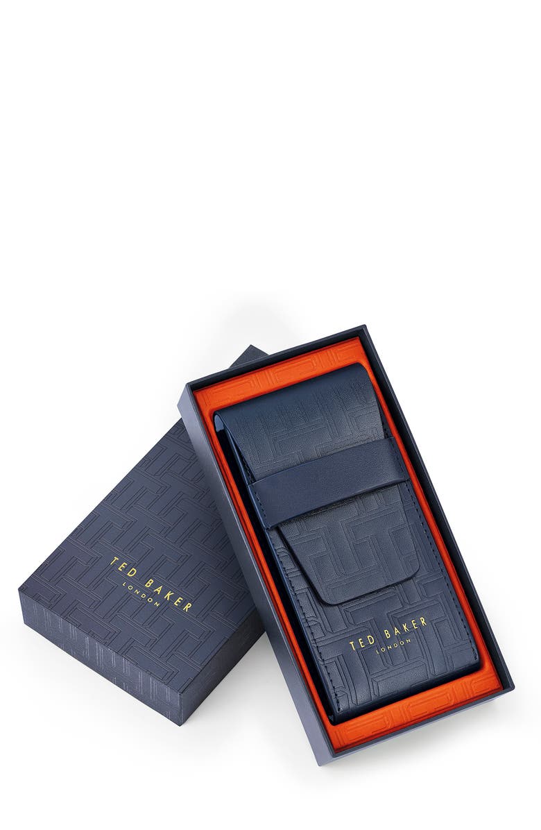 Ted Baker London Men's Margarit Leather Strap Watch, 46mm, Alternate, color,