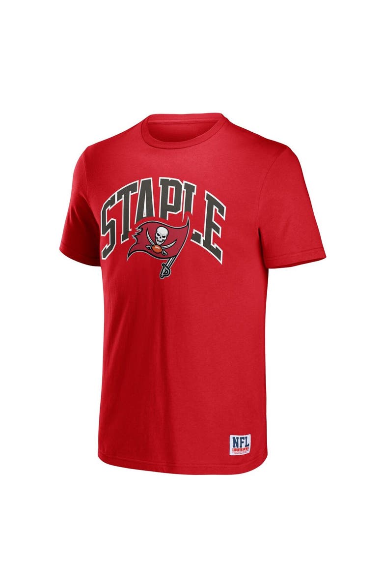 STAPLE Men's NFL x Red Tampa Bay Buccaneers Logo Lockup T-Shirt, Alternate, color, 