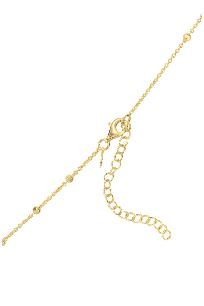 Diamond-Cut Beaded Necklace, Alternate, color, GOLD