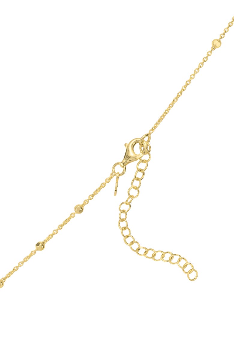 ATHRA LUXE Diamond-Cut Beaded Necklace, Alternate, color, Gold