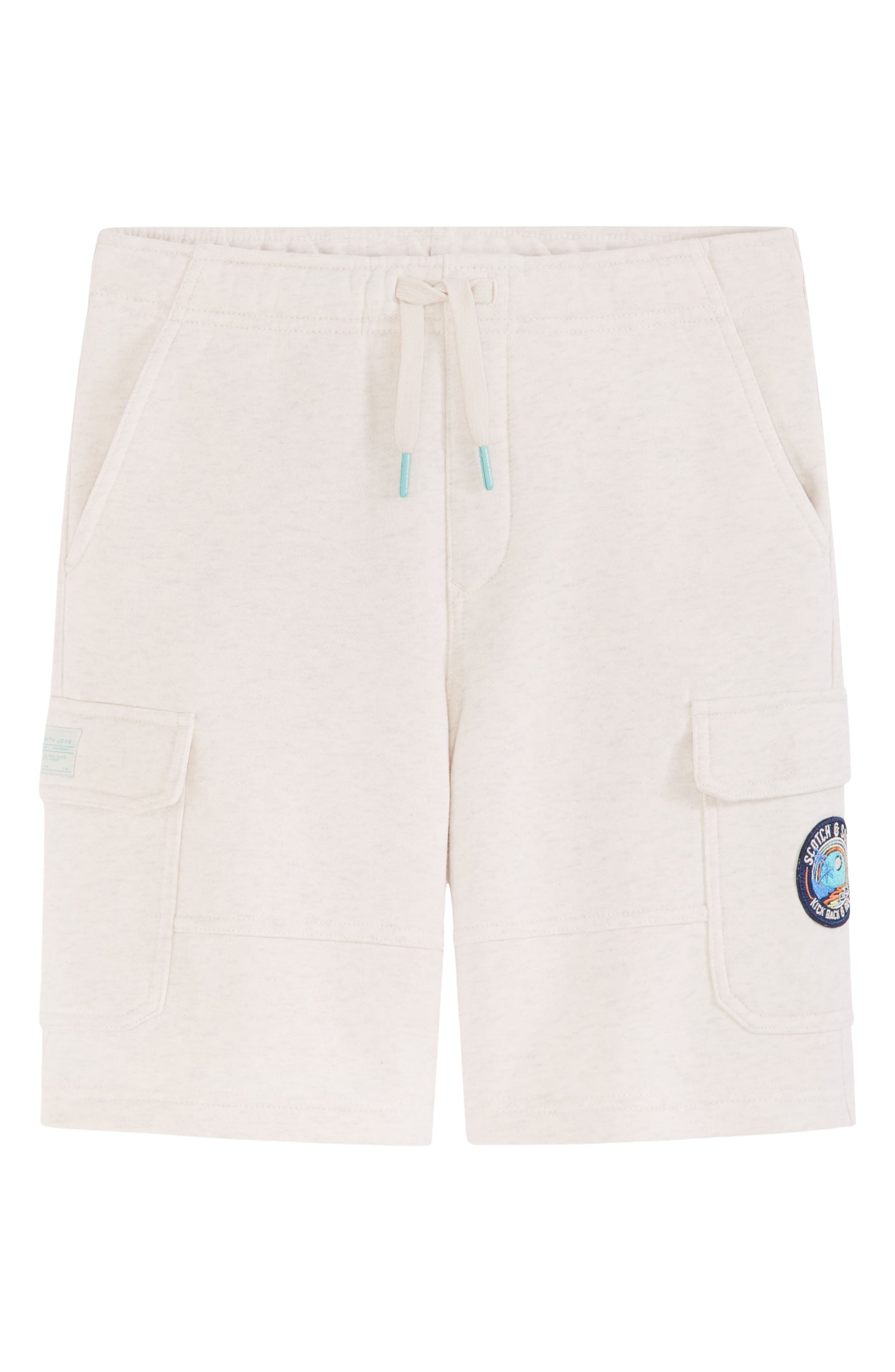 Scotch & Soda Kids' Fleece Cargo Shorts
